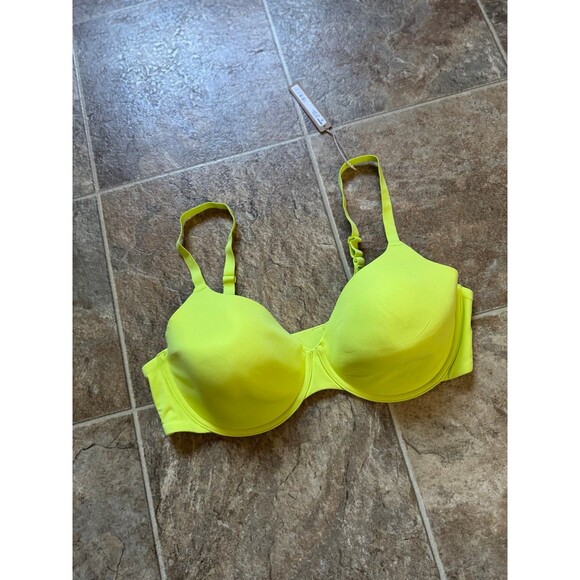 Skims Fits Everybody T-shirt Demi Bra Daffodil 40C - Picture 7 of 11
